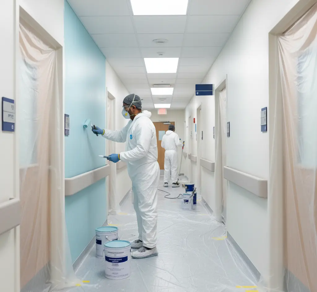 Medical facility commercial painting in Bothell with healthcare compliance