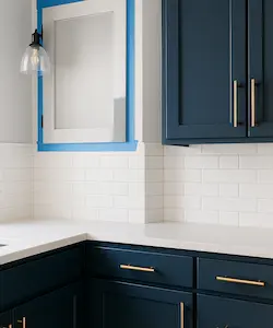 Kitchen cabinet painting and refinishing service