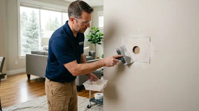Drywall hole repair Kirkland WA