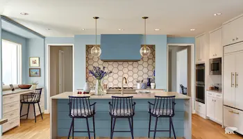 Kitchen wall painting transformation in Shoreline avoiding full remodel