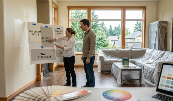 Interior paint color consultation Lynnwood WA