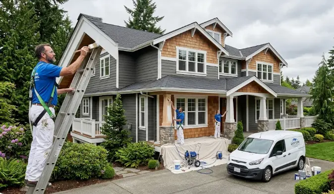 Pizoni Painting — your local painting company near you in Bellevue WA serving all neighborhoods with professional interior and exterior painting