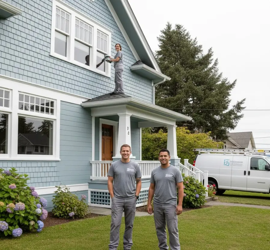 Local Edmonds painting team