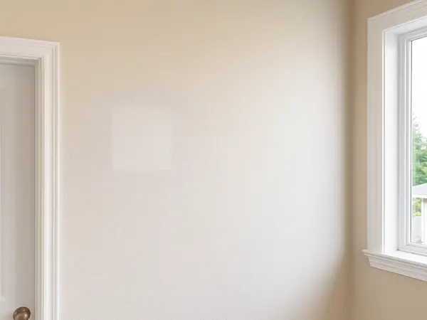 Professional wall patching and drywall repair work in Bothell home showing seamless repair and paint matching