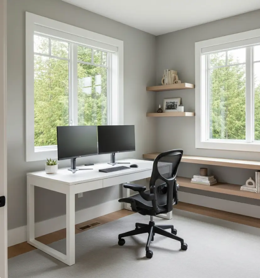 Home office painting in Redmond with productive colors