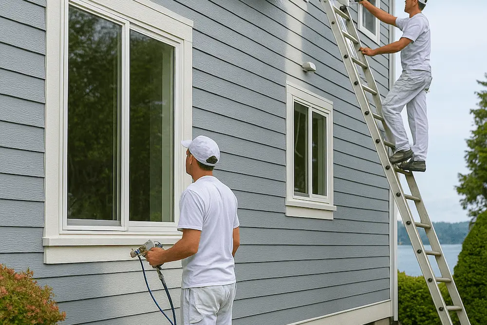 Professional siding painting for coastal homes in Edmonds