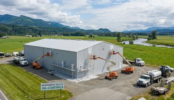 Agricultural facility painting in Snohomish Valley