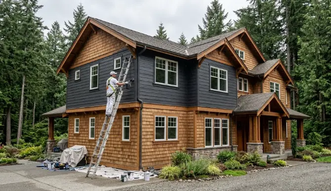 Exterior house painting Woodinville WA