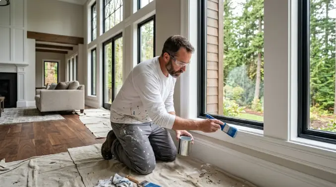 Professional painters at work in Woodinville WA